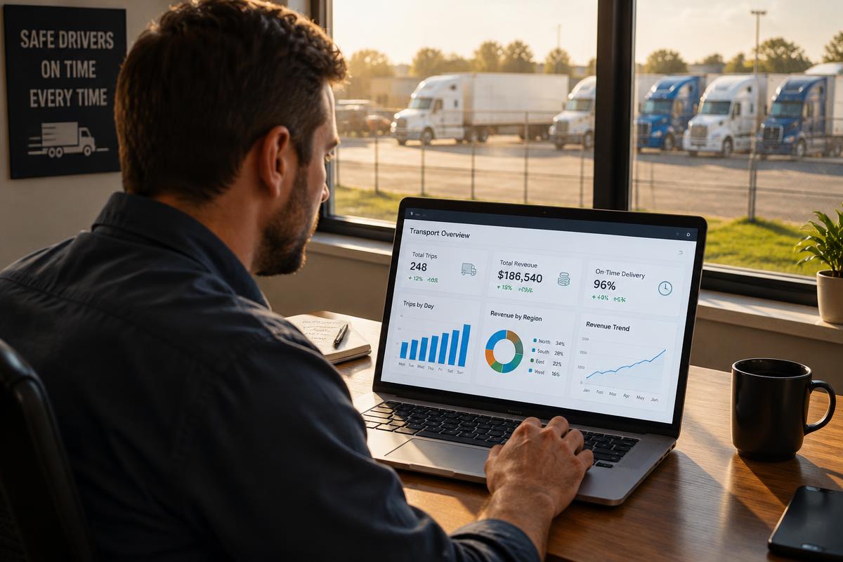 Live business dashboard